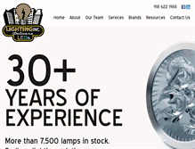 Tablet Screenshot of lightinginc.us